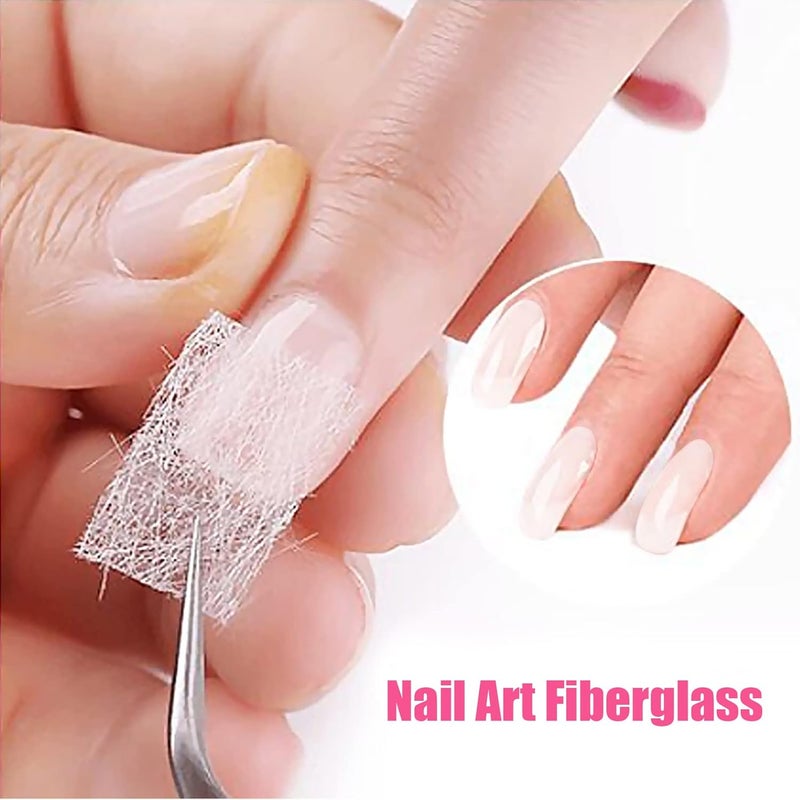 Sonew Nail Extension Fiberglass Kit, Nail Quick Extending Shaping Fiberglass Gel Manicure Tool for Home DIY & Nail Beauty Salon - Image 2